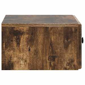 Nástěnný noční stolek 2 pcs Kouřový dub 49 x 34,5 x 20 cm - obrázek 8