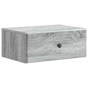 Nástěnný noční stolek 2 pcs Šedá sonoma 49 x 34,5 x 20 cm - obrázek 5