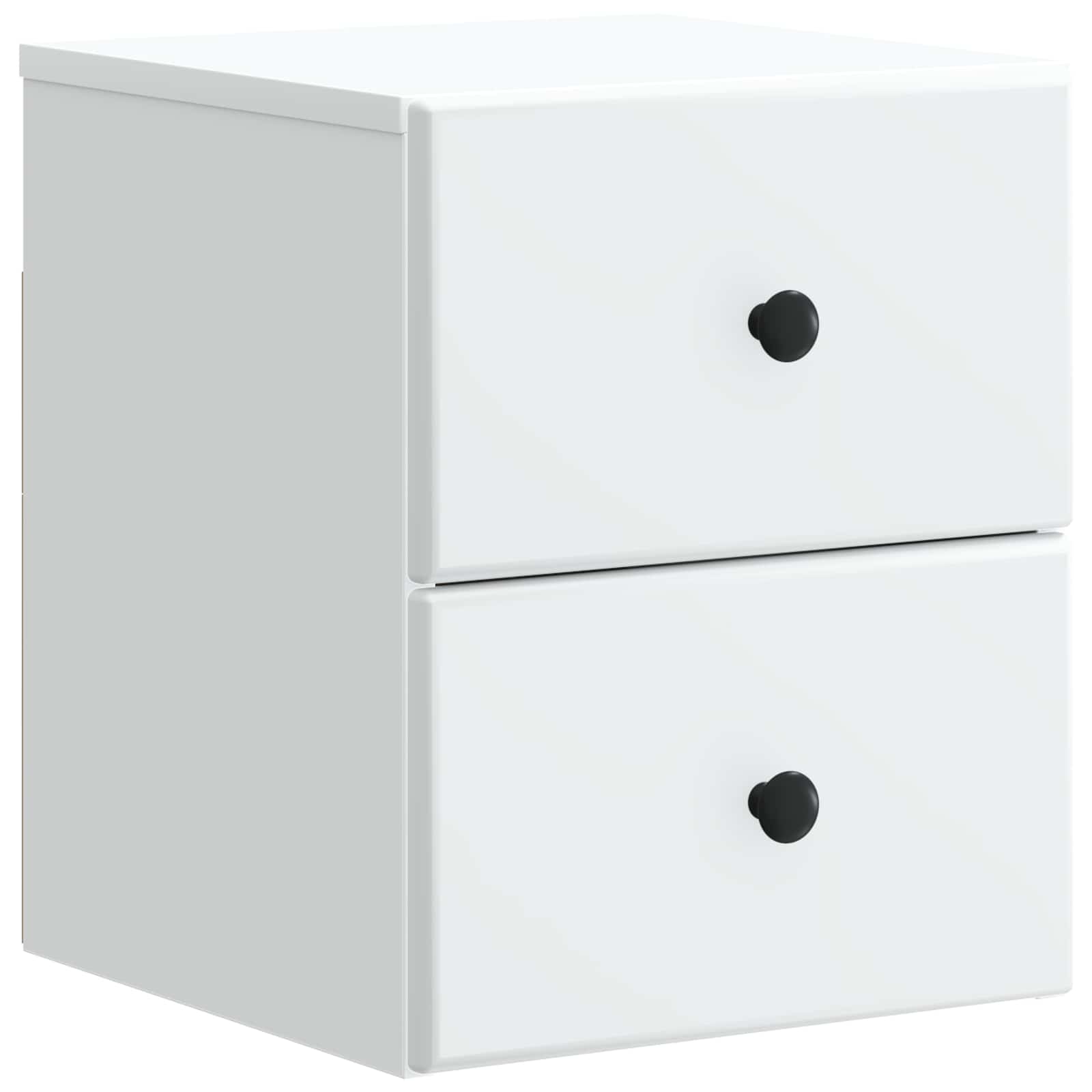 vidaXL Dulap de noapte suspendat Alb 34,5 x 33 x 40 cm Lemn prelucrat