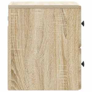 Nástěnný noční stolek 2 pcs Dub sonoma 34,5 x 33 x 40 cm - obrázek 8