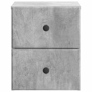 Nástěnný noční stolek 2 pcs Betonově šedá 34,5 x 33 x 40 cm - obrázek 7