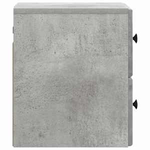 Nástěnný noční stolek 2 pcs Betonově šedá 34,5 x 33 x 40 cm - obrázek 8