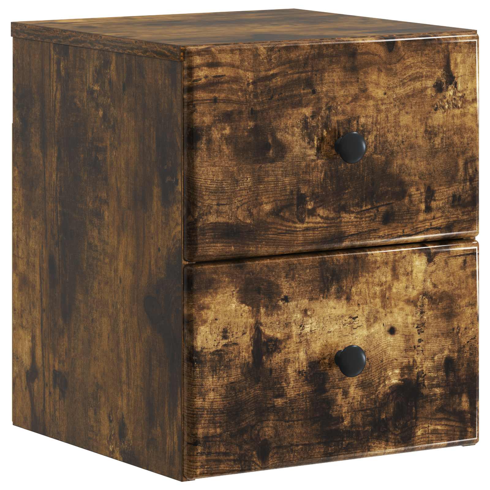 Stenski nočni omarici 2 pcs Dimljen hrast 34,5 x 33 x 40 cm - slika 3