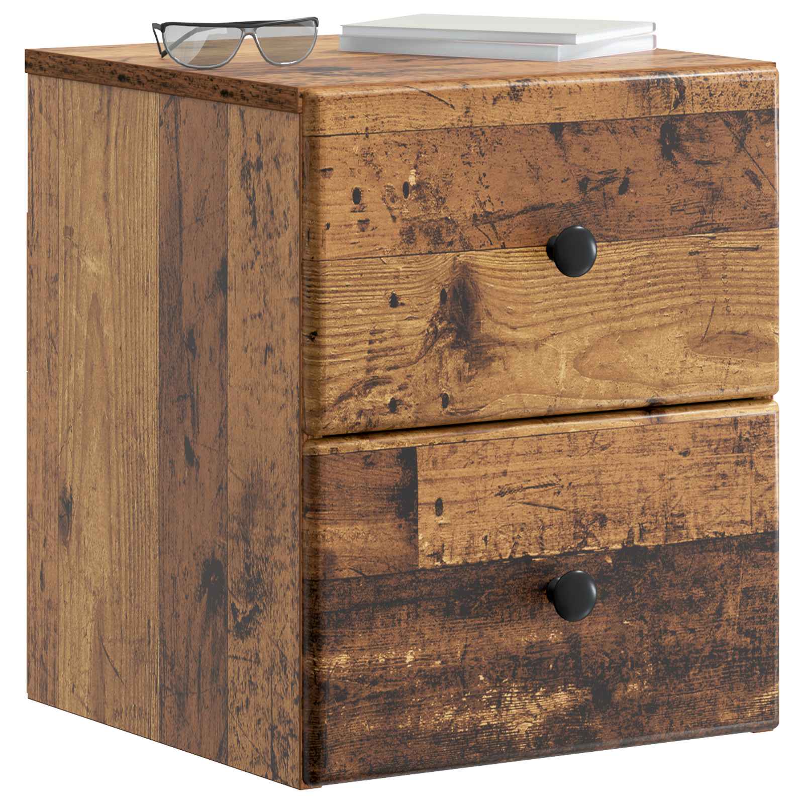 Stenski nočni omarici Star les 34,5 x 33 x 40 cm Inženirski les - slika 2