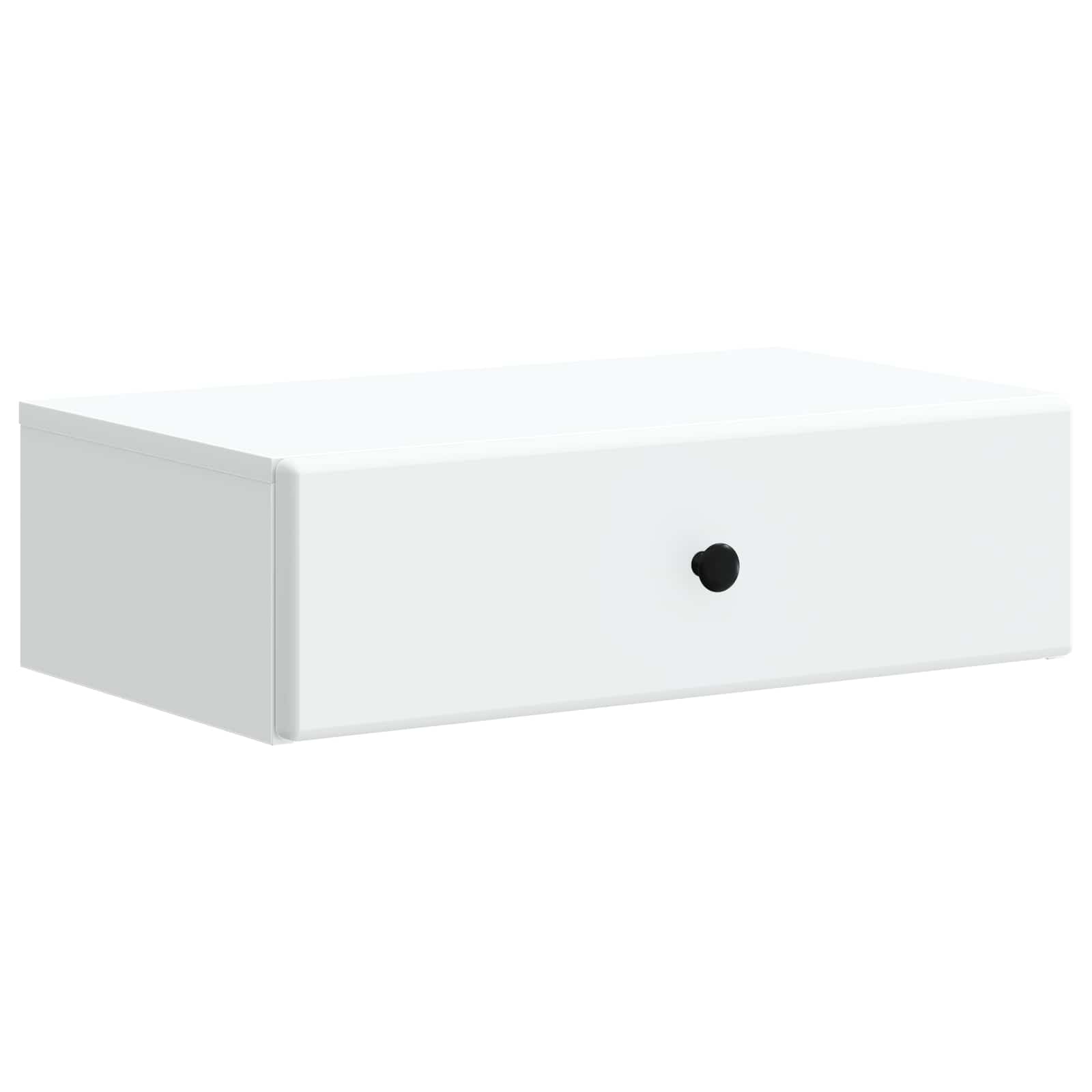 Stenska stranska miza Bela 59 x 34,5 x 17 cm Inženirski les