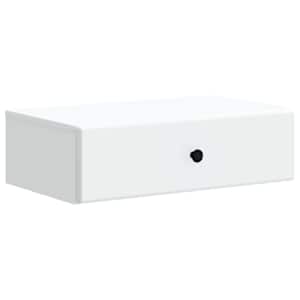 Stenska stranska miza Bela 59 x 34,5 x 17 cm Inženirski les