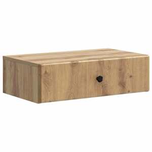 Nástěnný boční stůl 59 x 34,5 x 17 cm Kompozitní dřevo - obrázek 2