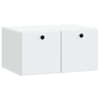 vidaXL Rippuv TV kapp 59,5 x 41 x 30 cm Valge Tehispuit