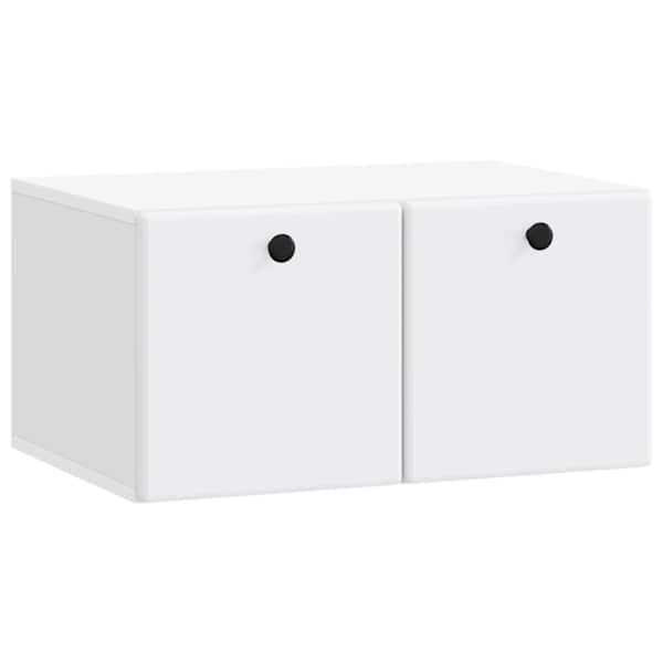 vidaXL Rippuv TV kapp 59,5 x 41 x 30 cm Valge Tehispuit