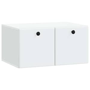 Nástěnná TV skříň 59,5 x 41 x 30 cm Bílá Kompozitní dřevo - obrázek 2