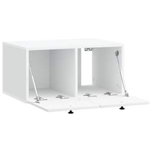 Nástěnná TV skříň 59,5 x 41 x 30 cm Bílá Kompozitní dřevo - obrázek 5