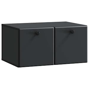 Nástěnná TV skříň 59,5 x 41 x 30 cm Černá Kompozitní dřevo - obrázek 2