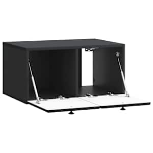 Nástěnná TV skříň 59,5 x 41 x 30 cm Černá Kompozitní dřevo - obrázek 5