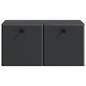 Nástěnná TV skříň 59,5 x 41 x 30 cm Černá Kompozitní dřevo - obrázek 6