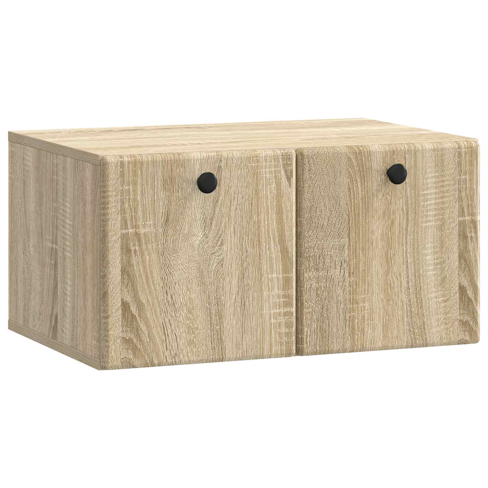 vidaXL Oglindă TV montată pe perete Stejar Sonoma 59,5 x 41 x 30 cm