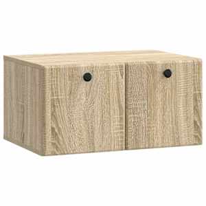 Nástěnná TV skříň 59,5 x 41 x 30 cm Dub sonoma Kompozitní dřevo - obrázek 2