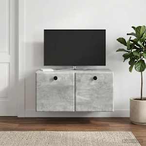 Nástěnná TV skříň 59,5 x 41 x 30 cm Betonově šedá - obrázek 1