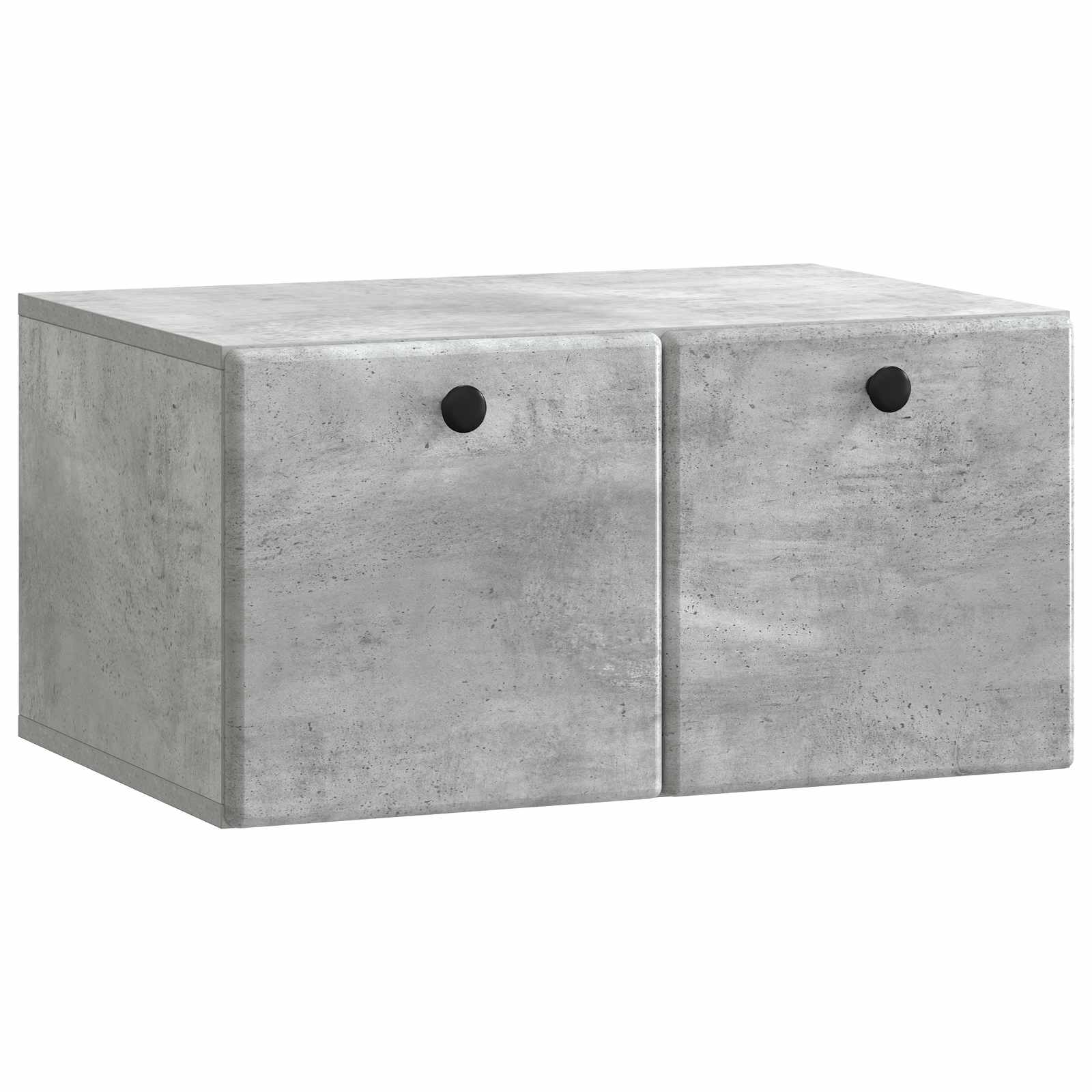 Seinälle asennettava TV-kaappi Betoninharmaa 59,5 x 41 x 30 cm