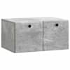 vidaXL Rippuv TV kapp 59,5 x 41 x 30 cm Betoonhall Tehispuit