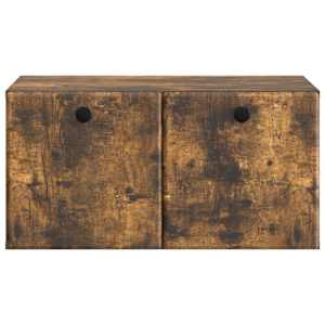 Nástěnná TV skříň 59,5 x 41 x 30 cm Kouřový dub - obrázek 6