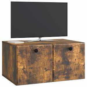 Nástěnná TV skříň 59,5 x 41 x 30 cm Kouřový dub - obrázek 3