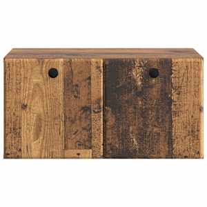 Nástěnná TV skříň 59,5 x 41 x 30 cm Staré dřevo - obrázek 6