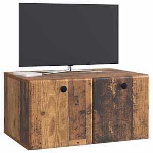 Nástěnná TV skříň 59,5 x 41 x 30 cm Staré dřevo - obrázek 3