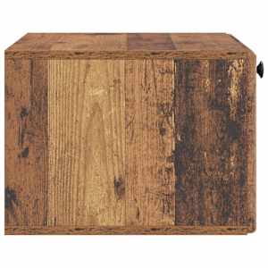 Nástěnná TV skříň 59,5 x 41 x 30 cm Staré dřevo - obrázek 7