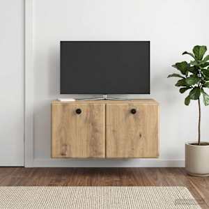 Nástěnná TV skříň 59,5 x 41 x 30 cm Dub artisan - obrázek 1