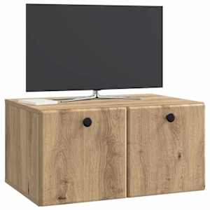 Nástěnná TV skříň 59,5 x 41 x 30 cm Dub artisan - obrázek 3
