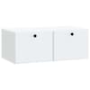 vidaXL Rippuv TV kapp 78,5 x 41 x 30 cm Valge Tehispuit