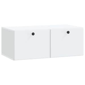 Nástěnná TV skříň 78,5 x 41 x 30 cm Bílá Kompozitní dřevo - obrázek 2