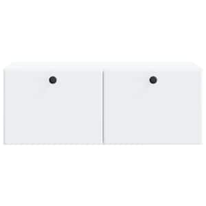 Nástěnná TV skříň 78,5 x 41 x 30 cm Bílá Kompozitní dřevo - obrázek 6