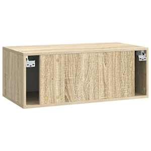Nástěnná TV skříň 78,5 x 41 x 30 cm Dub sonoma Kompozitní dřevo - obrázek 8