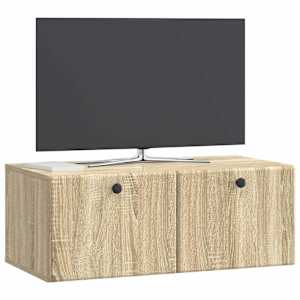 Nástěnná TV skříň 78,5 x 41 x 30 cm Dub sonoma Kompozitní dřevo - obrázek 3