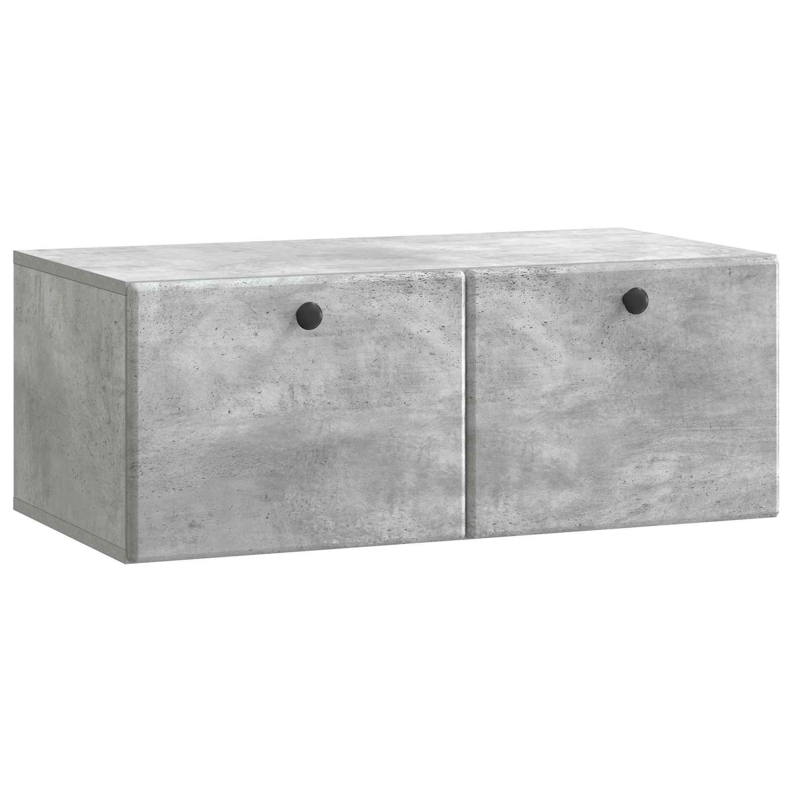 Seinälle asennettava TV-kaappi Betoninharmaa 78,5 x 41 x 30 cm