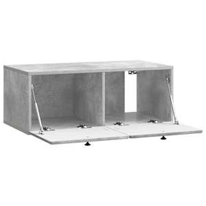 Nástěnná TV skříň 78,5 x 41 x 30 cm Betonově šedá - obrázek 5