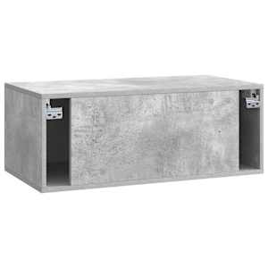 Nástěnná TV skříň 78,5 x 41 x 30 cm Betonově šedá - obrázek 8
