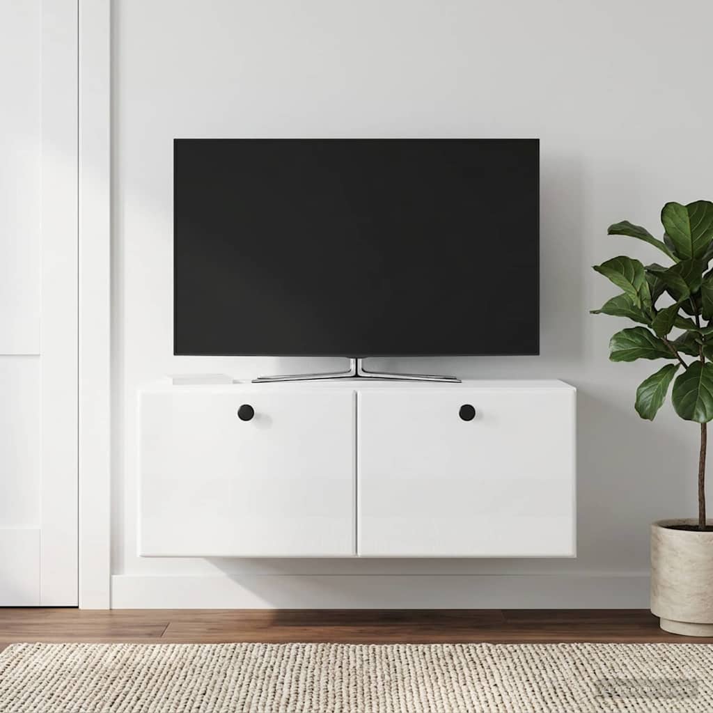 Seinälle asennettava TV-kaappi 78,5 x 41 x 30 cm - Image 4