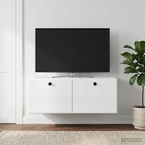 Nástěnná TV skříň 78,5 x 41 x 30 cm Bílá s vysokým leskem - obrázek 4