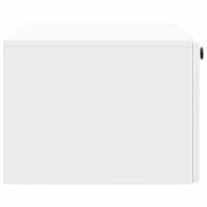 Nástěnná TV skříň 78,5 x 41 x 30 cm Bílá s vysokým leskem - obrázek 7