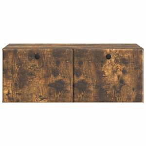 Nástěnná TV skříň 78,5 x 41 x 30 cm Kouřový dub - obrázek 6