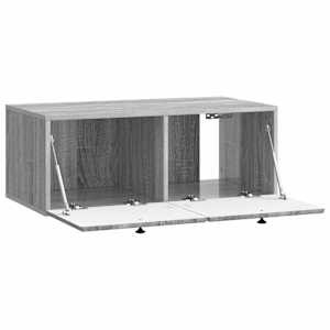 Nástěnná TV skříň 78,5 x 41 x 30 cm Šedý Sonoma - obrázek 5