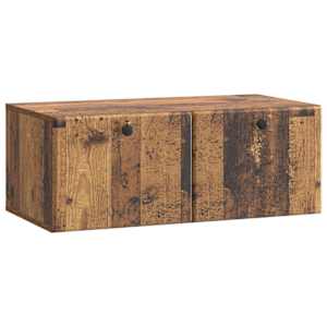 Nástěnná TV skříň 78,5 x 41 x 30 cm Staré dřevo - obrázek 2