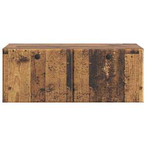 Nástěnná TV skříň 78,5 x 41 x 30 cm Staré dřevo - obrázek 6