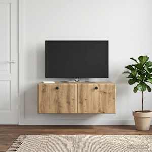 Nástěnná TV skříň 78,5 x 41 x 30 cm Dub artisan - obrázek 4