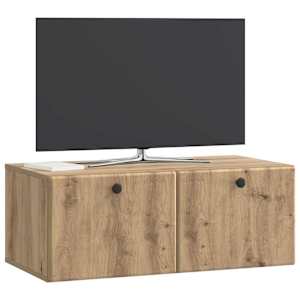 Nástěnná TV skříň 78,5 x 41 x 30 cm Dub artisan - obrázek 3
