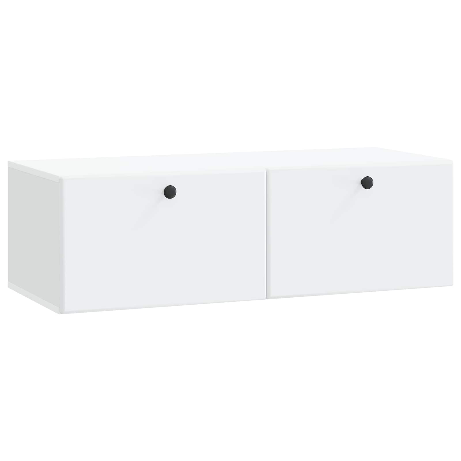 vidaXL Oglindă TV montată pe perete Alb 98 x 41 x 30 cm Lemn prelucrat