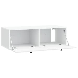 Nástěnná TV skříň 98 x 41 x 30 cm Bílá Kompozitní dřevo - obrázek 5