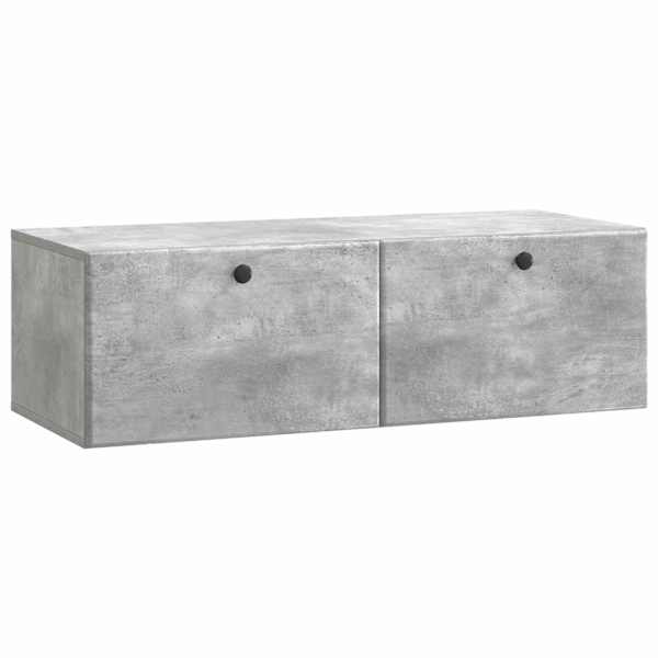 vidaXL Rippuv TV kapp 98 x 41 x 30 cm Betoonhall Tehispuit